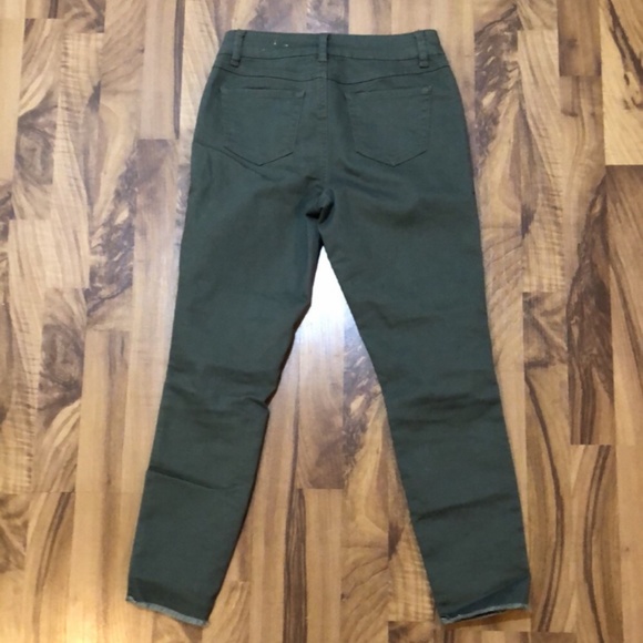 Blue Spice High Rise Cropped Raw Hem Jeans - Picture 5 of 7